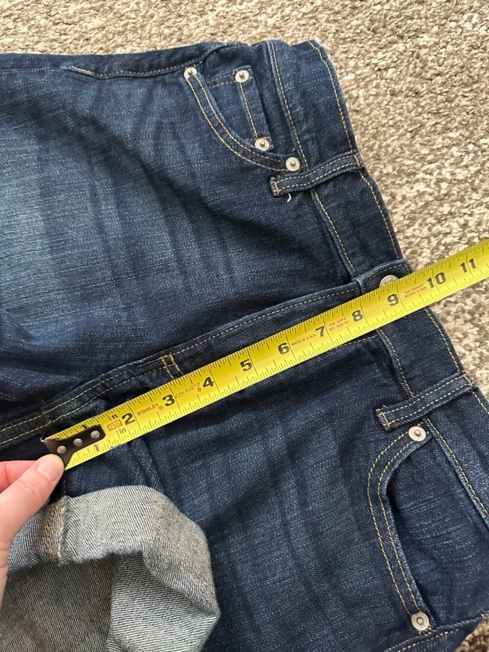 BANANA REPUBLIC (4) Dark Wash Denim Short 3.5